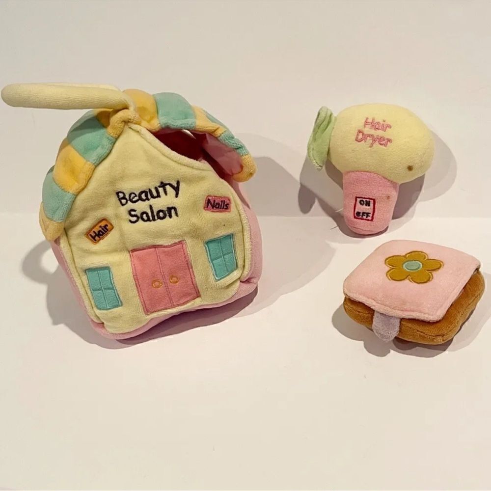 Vintage Russ Baby Plushie Beauty Salon Hairstylist Soft Purse & Toy Accessories